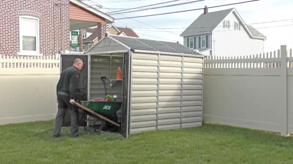 Palram SkyLight 6 ft. W x 12 ft. D Plastic Storage Shed & Reviews Wayfair